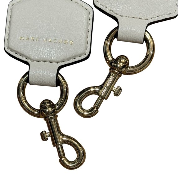 Marc Jacobs Purse The J Marc Shoulder Crossbody Bag Black Beige Cream Gold OS - Picture 13 of 16